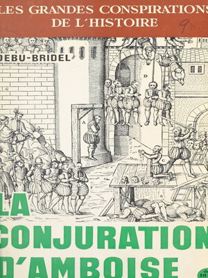 cover image of La conjuration d'Amboise